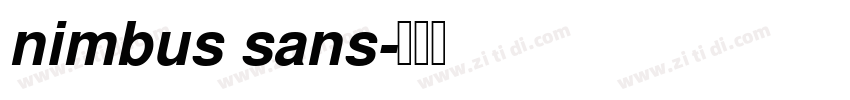nimbus sans字体转换
